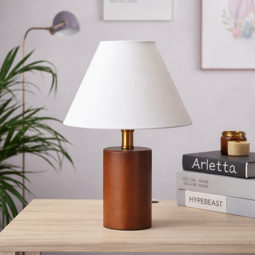 Lampe de Chevet Bois Image