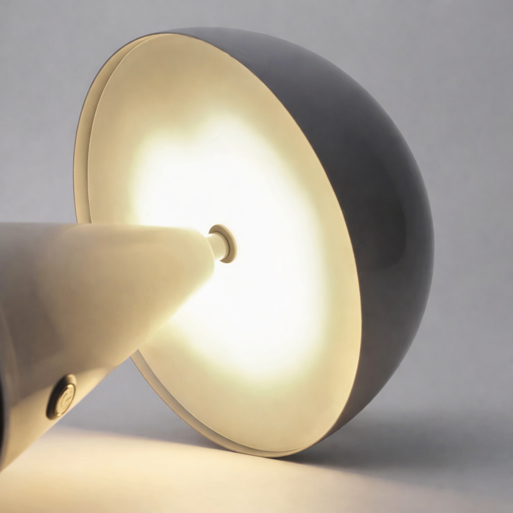 Lampe Champignon Bleu