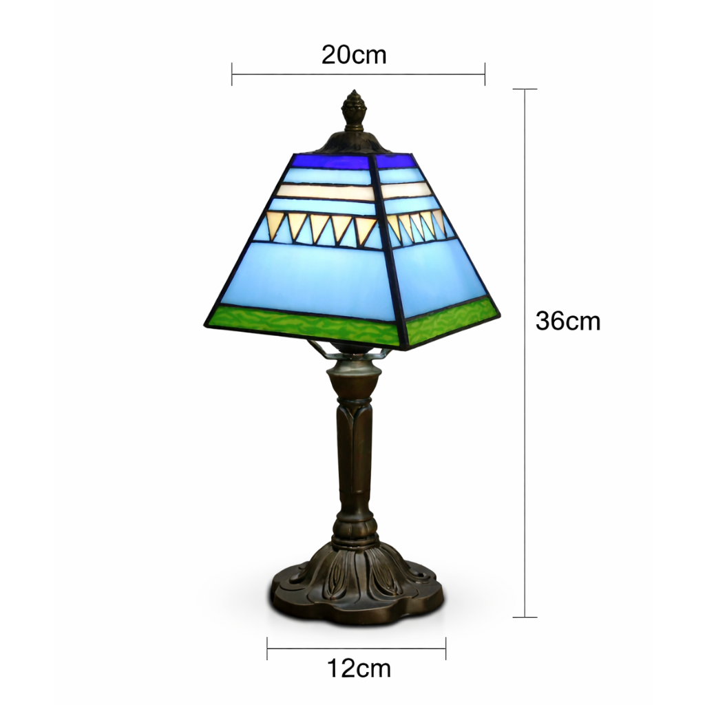 Lampe Tiffany Bleue