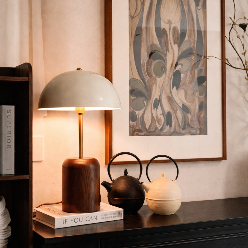 Lampe de Chevet Vintage Bois