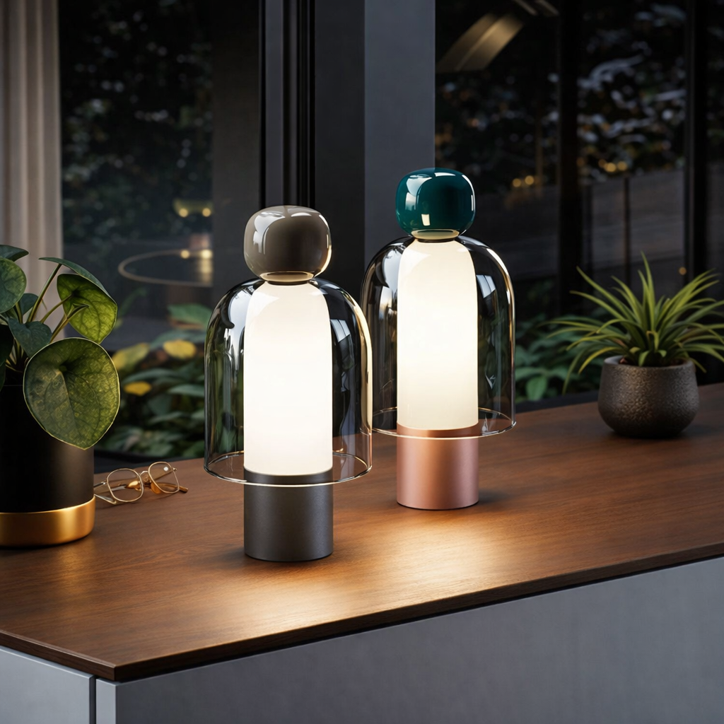 Lampe de Chevet en Verre