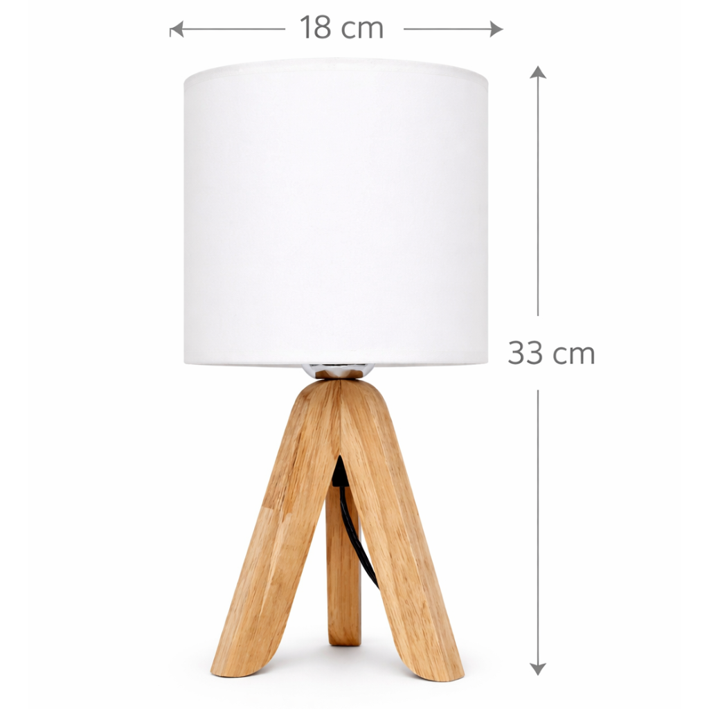Lampe Trépied Bois