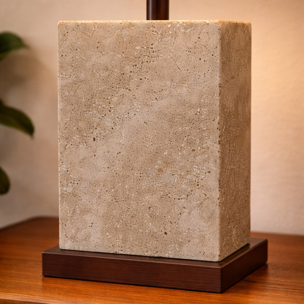 Lampe de Table Travertin