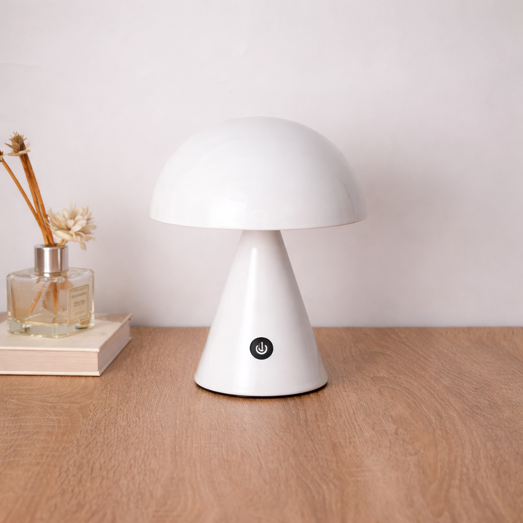 Lampe Champignon Bleu