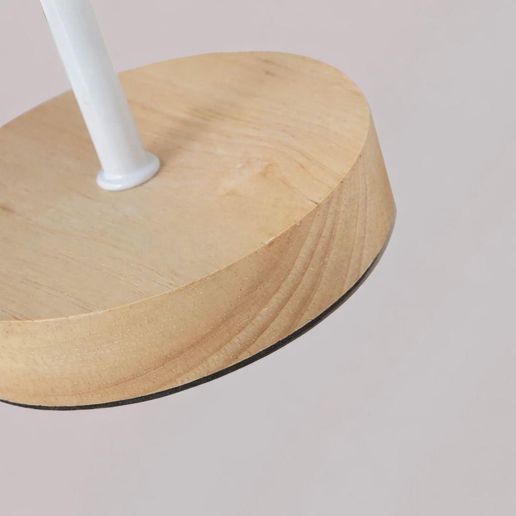 Petite Lampe de Chevet en Bois