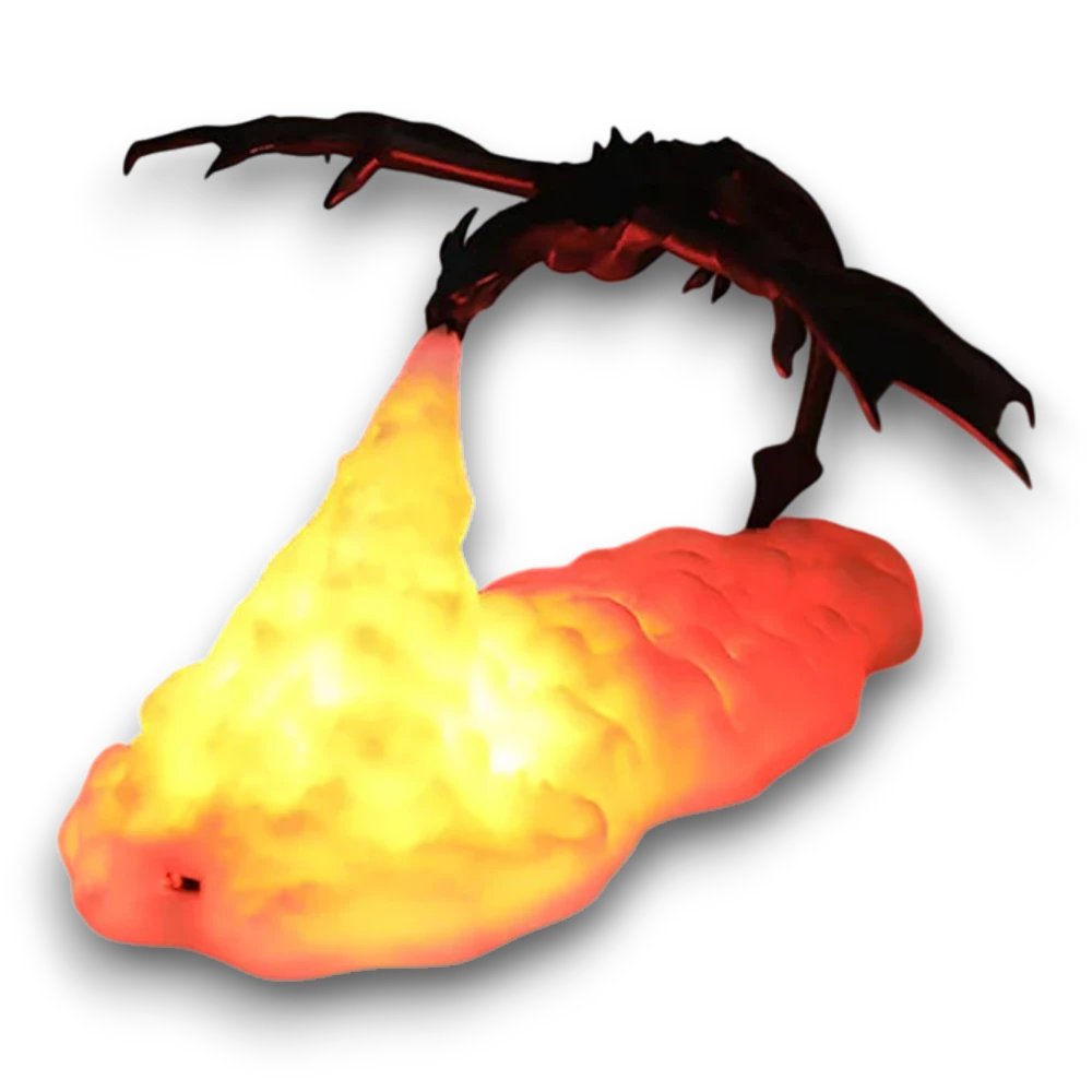 Lampe Dragon — vue de côté