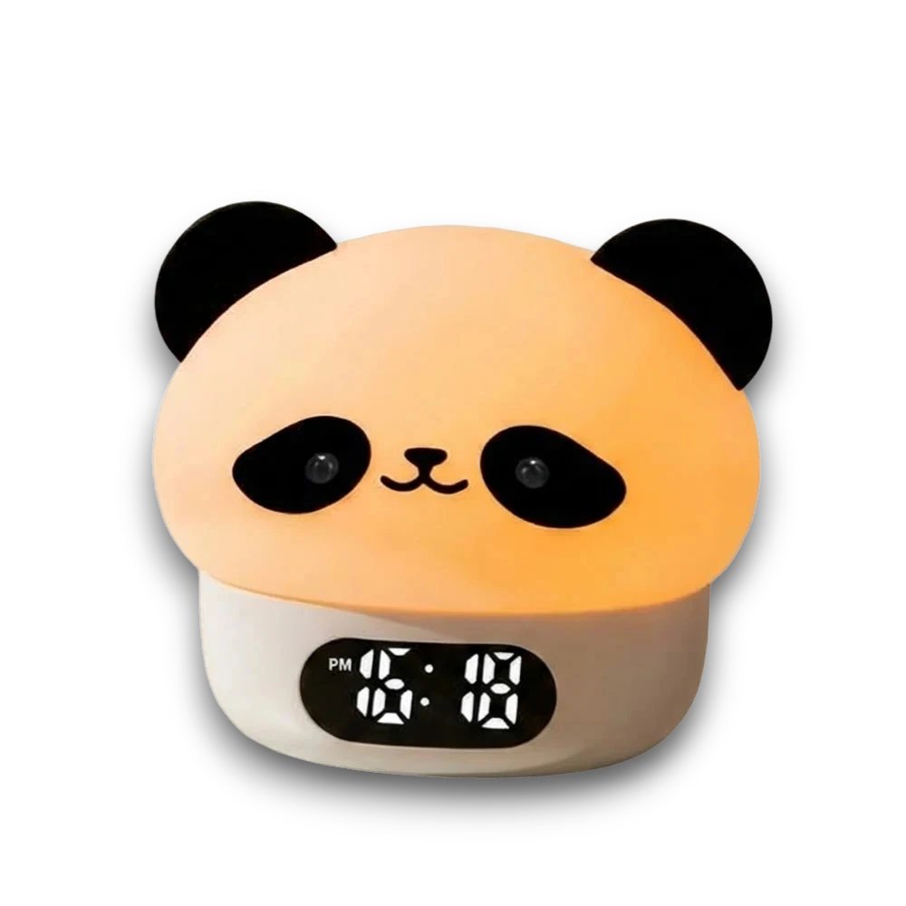 Réveil Panda — détail matière