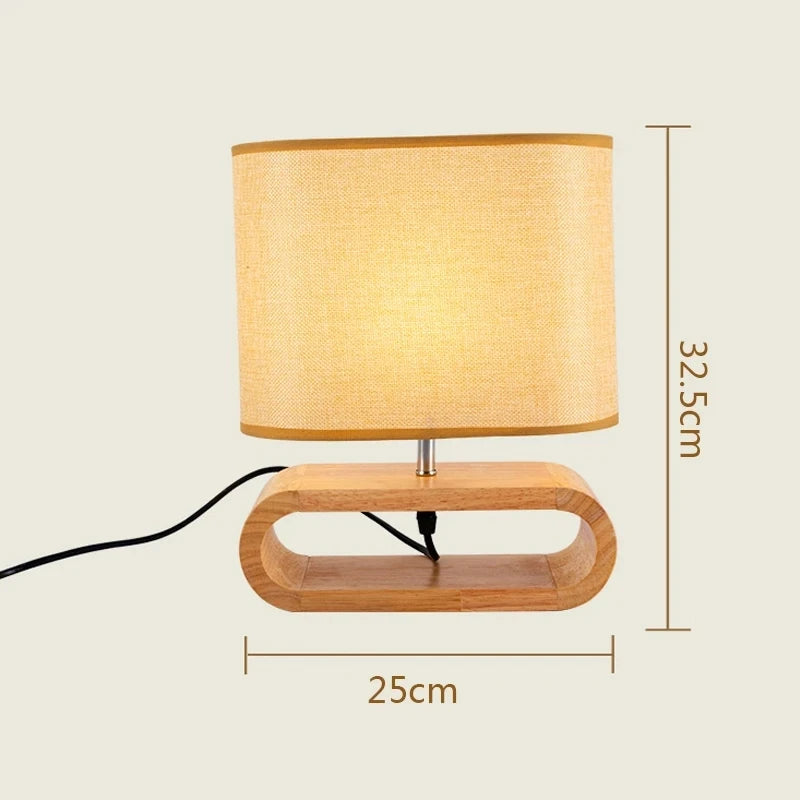 Lampe de Chevet Bois