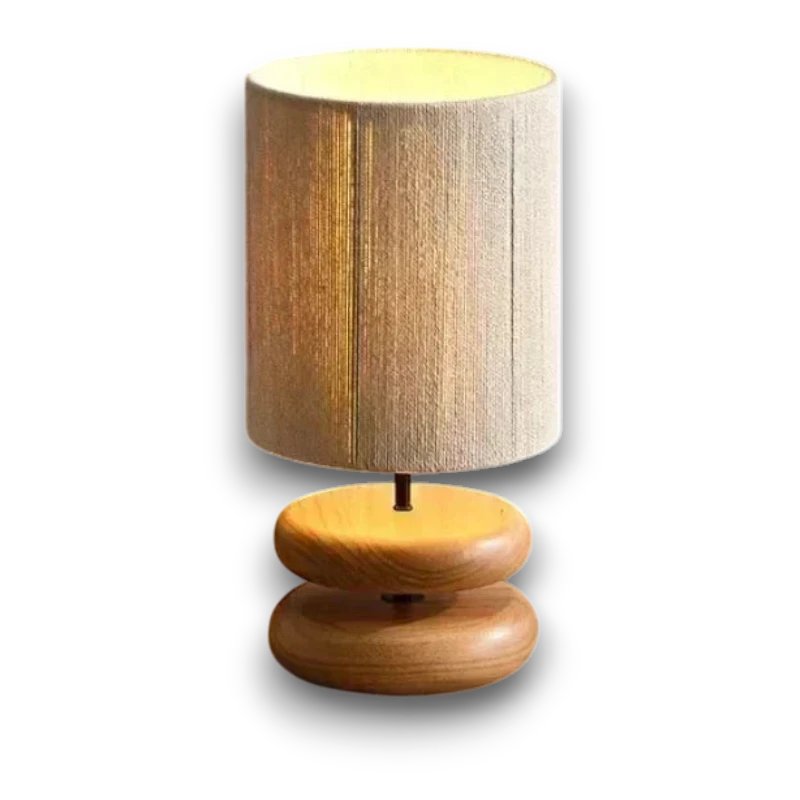 Lampe Japonaise Bois — vue arrière