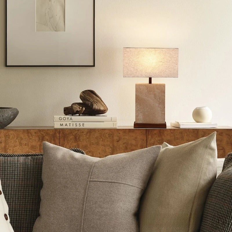 Lampe de Table Travertin