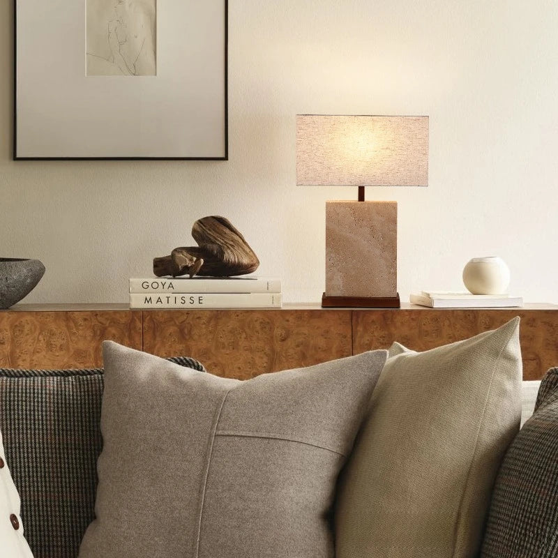 Lampe de Table Travertin