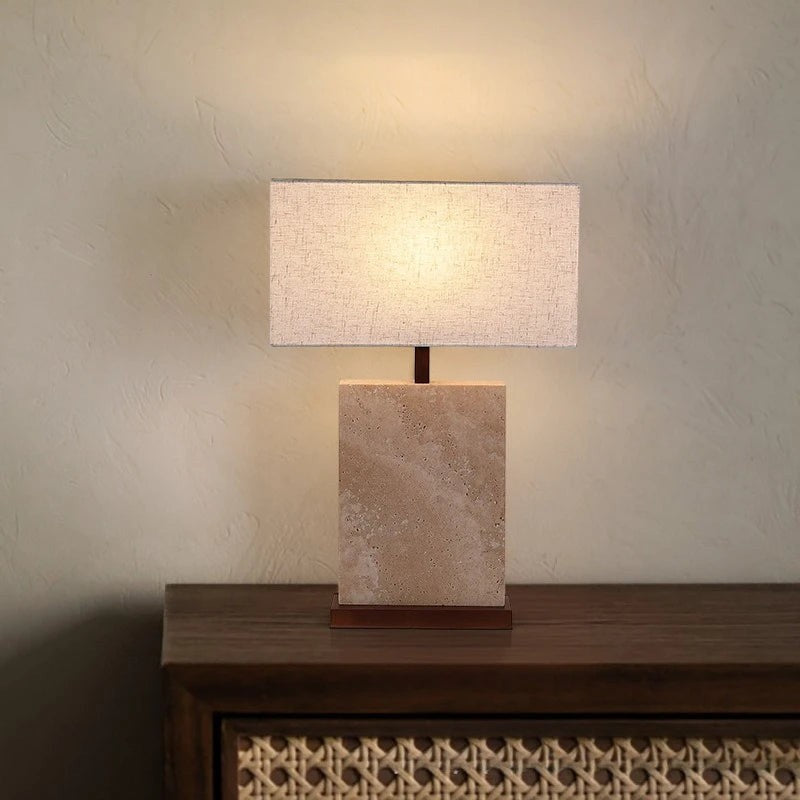 Lampe de Table Travertin