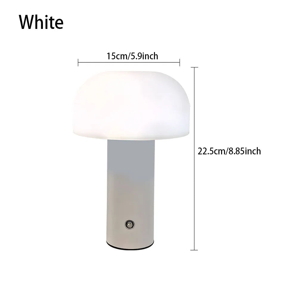 Lampe Champignon Sans Fil Rechargeable