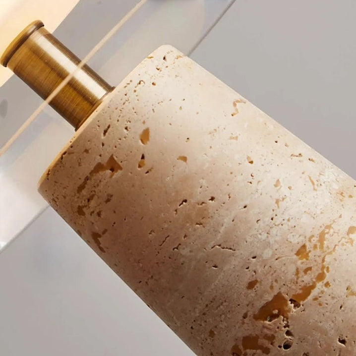 Lampe en Travertin