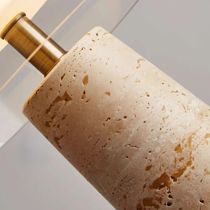 Lampe en Travertin