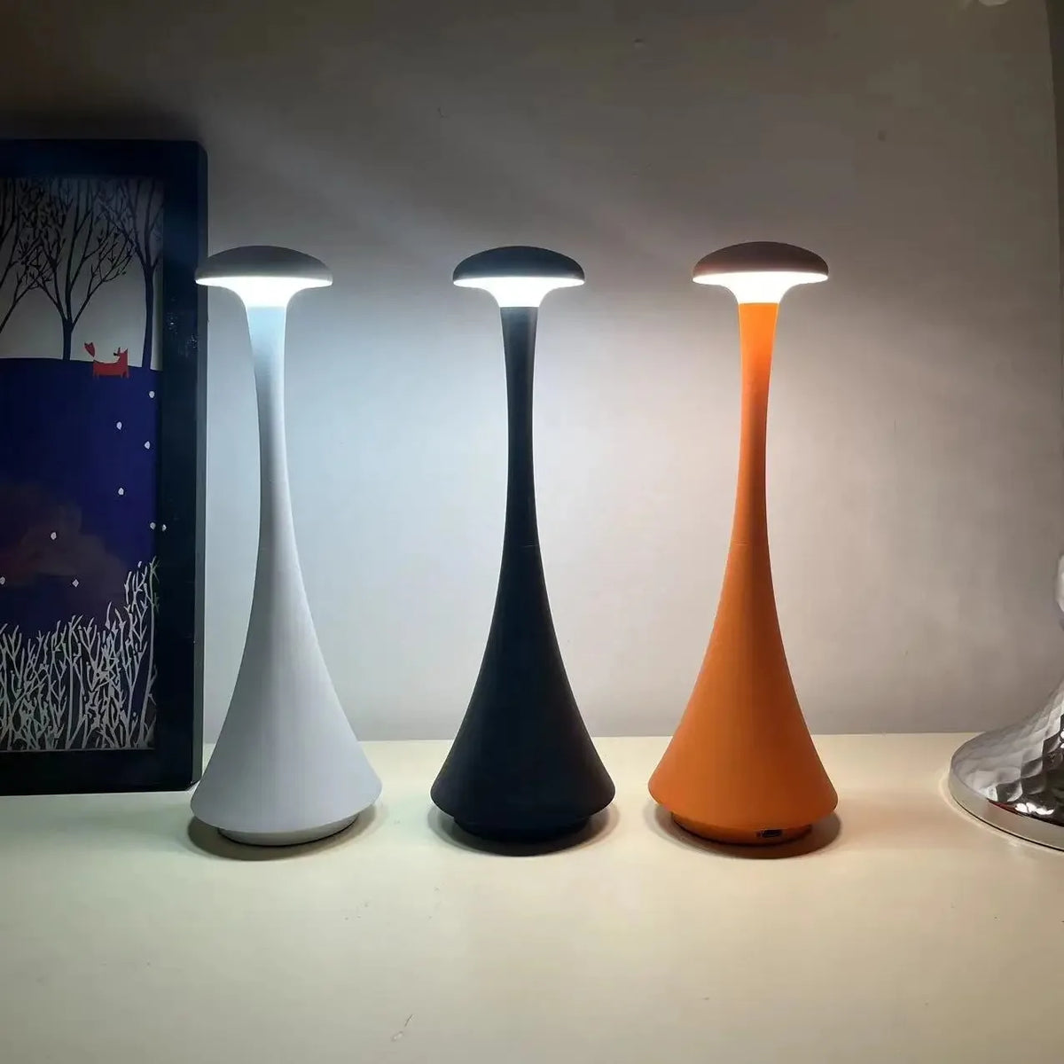 Lampe Champignon Tactile