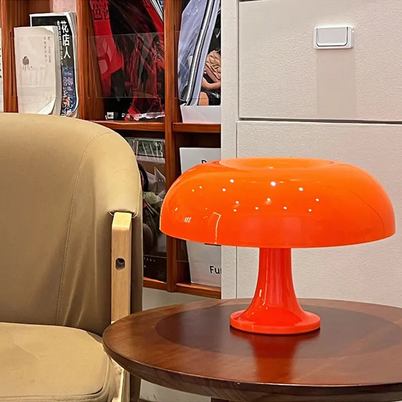 Lampe Champignon Orange