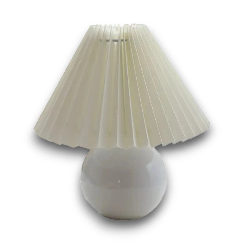 Lampe de Chevet Abat Jour Plissé — vue arrière