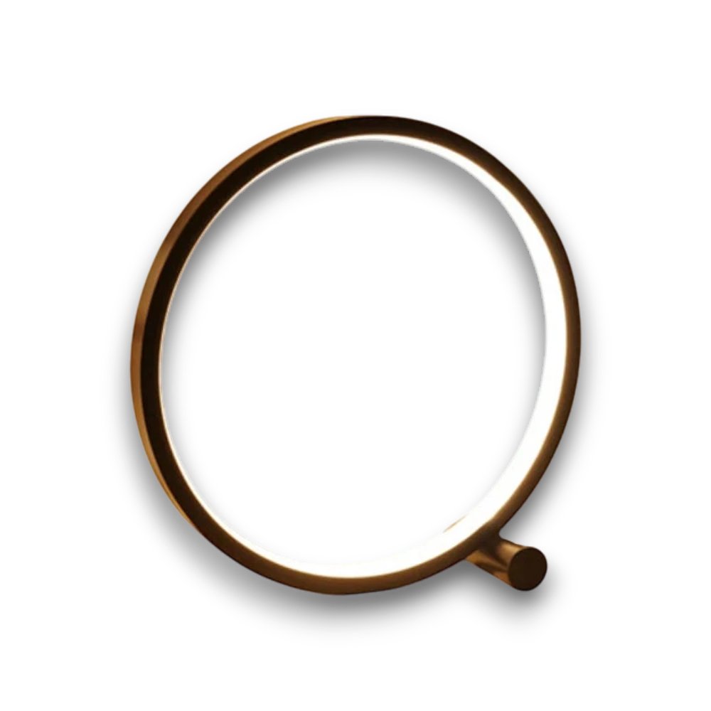 Lampe de Chevet Cercle Led — ambiance chambre