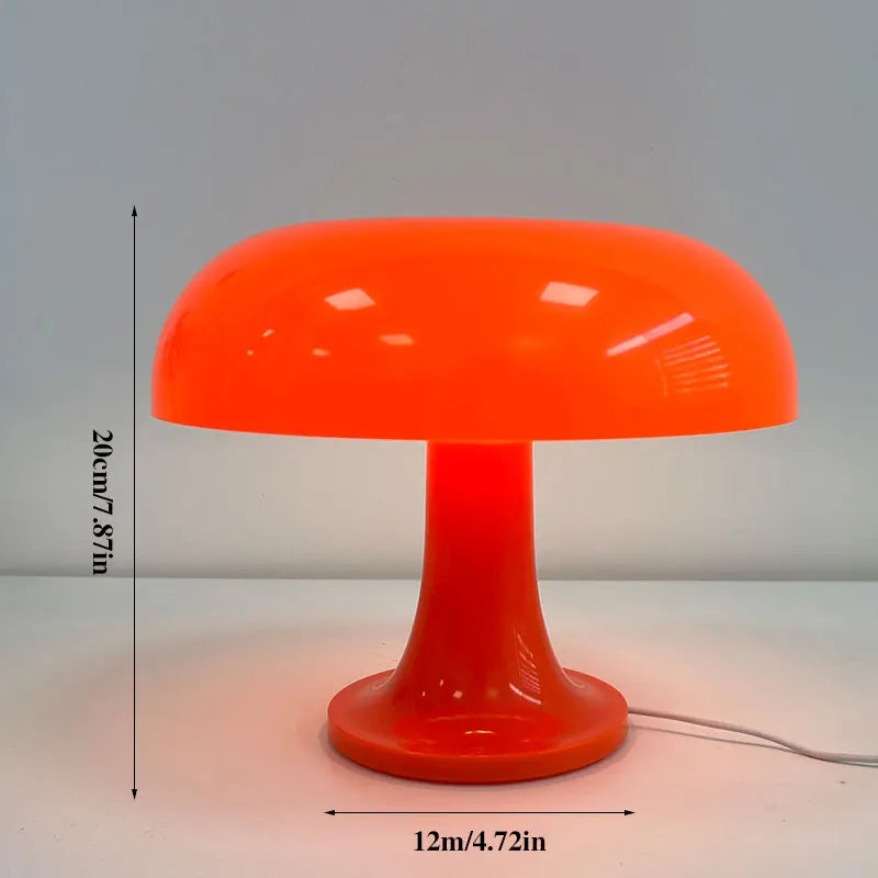 Lampe Champignon Orange