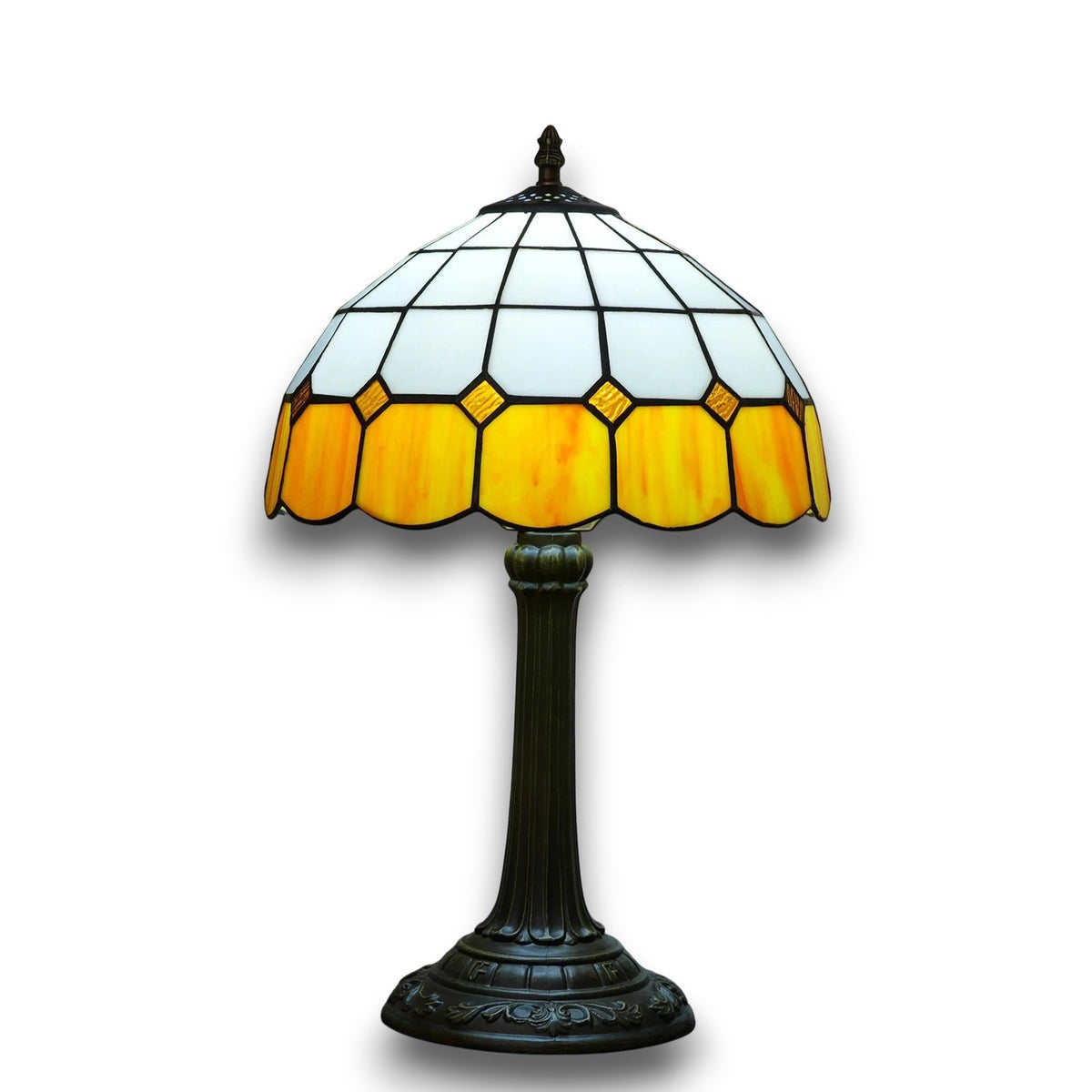 Lampe de Chevet Style Tiffany — ambiance chambre