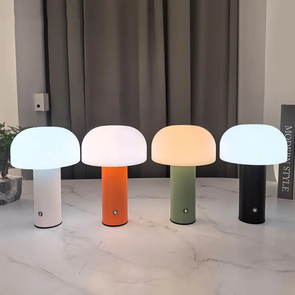 Lampe Champignon Sans Fil Rechargeable