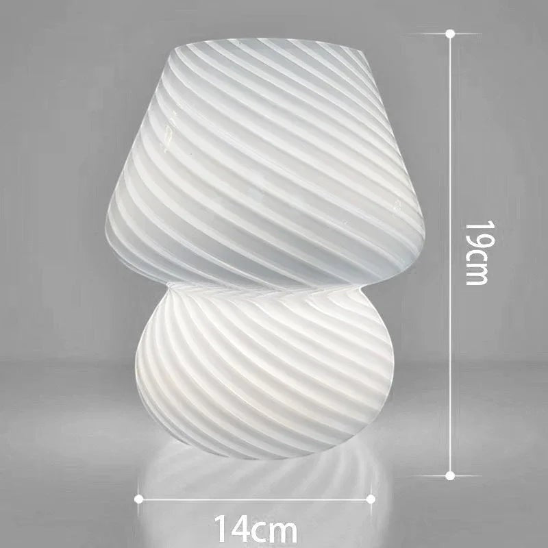 Lampe Champignon Verre