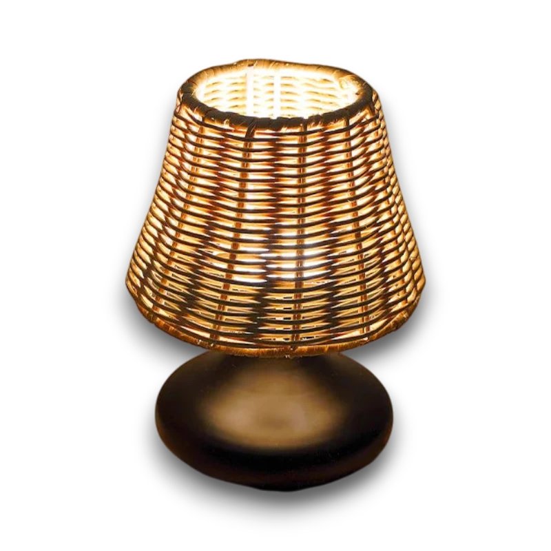 Petite Lampe Bambou — fond blanc