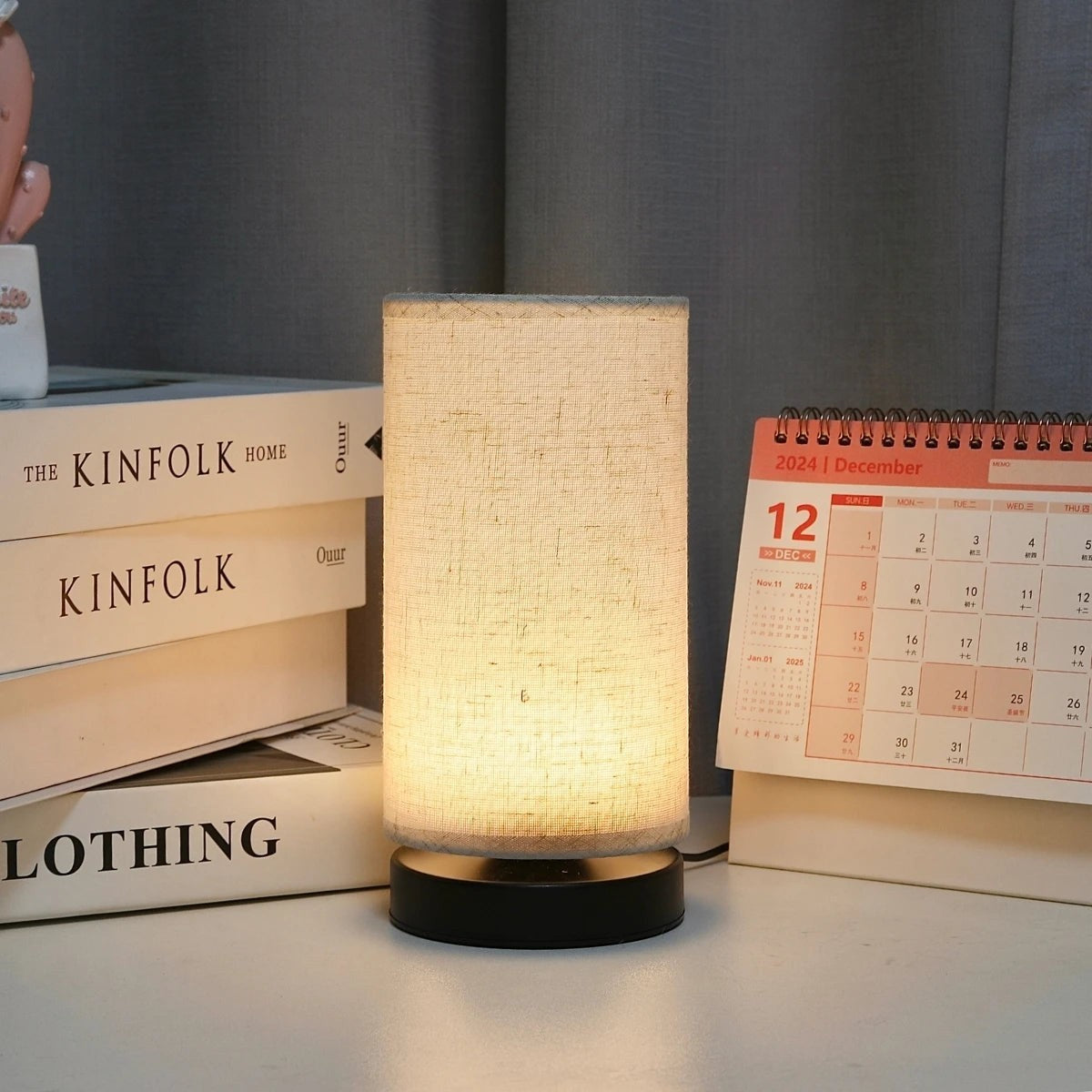 Lampe de Chevet Tissu