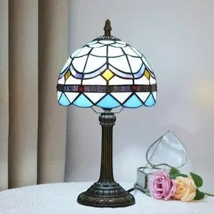 Lampe Tiffany Blanche