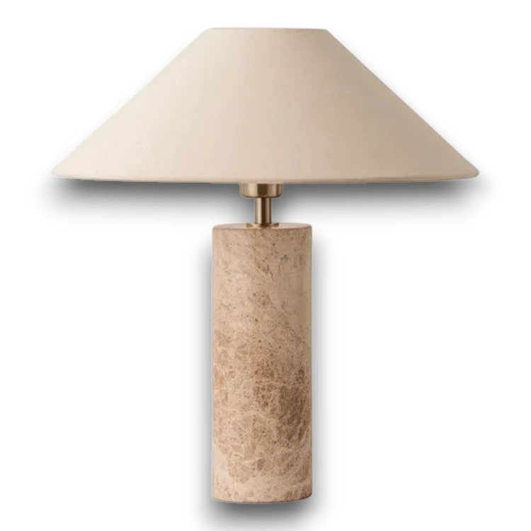 Lampe en Marbre — détail matière