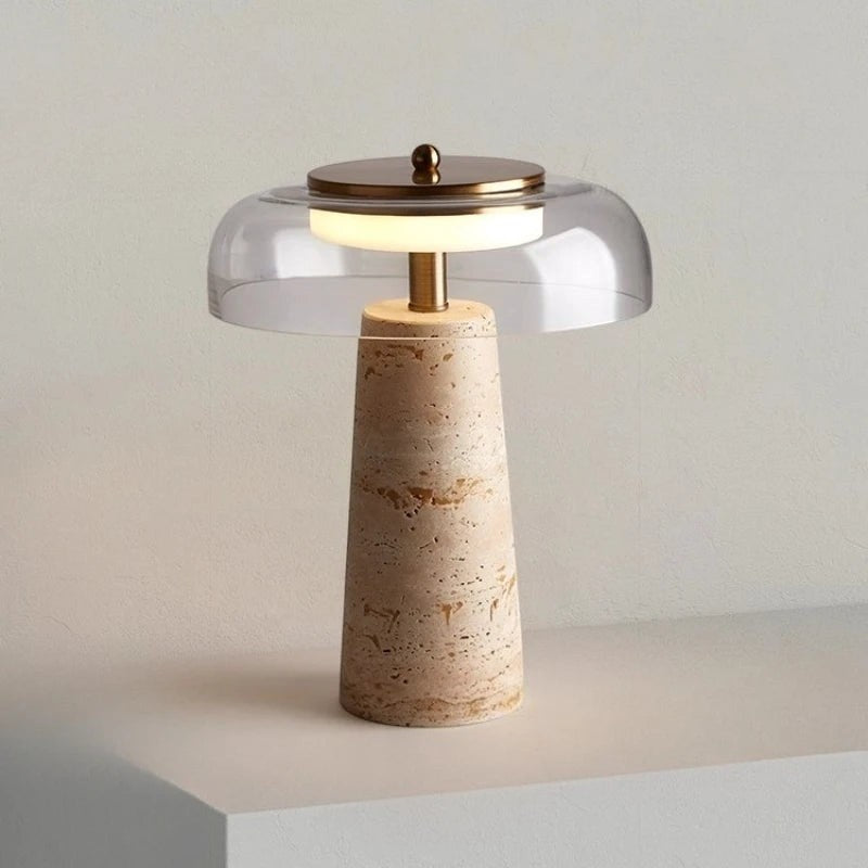 Lampe en Travertin