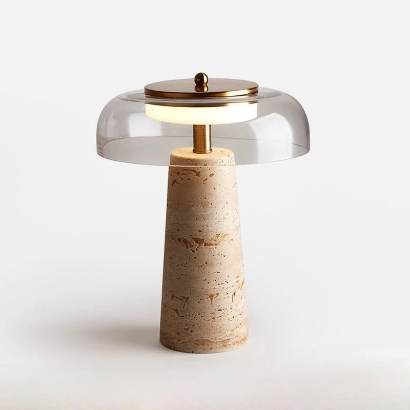 Lampe en Travertin