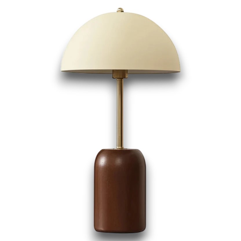 Lampe de Chevet Vintage Bois — vue arrière