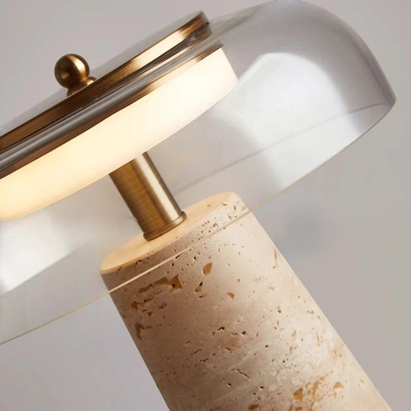Lampe en Travertin