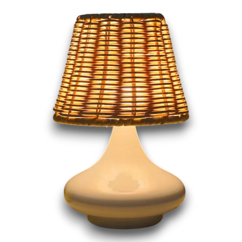 Petite Lampe Bambou — ambiance chambre