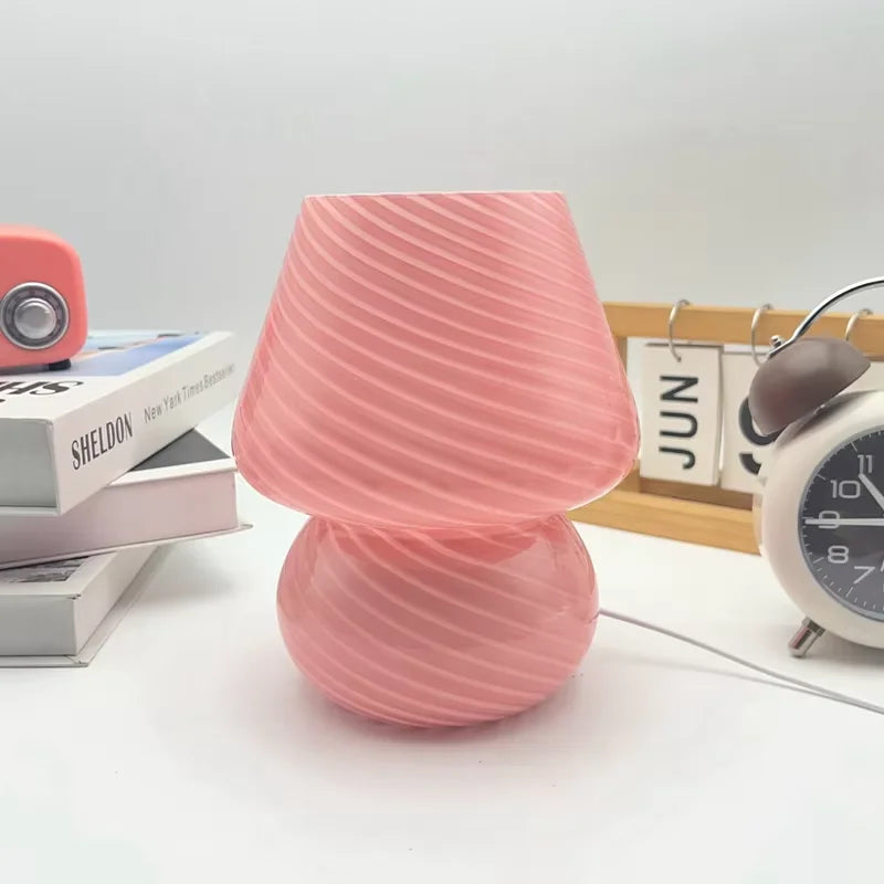 Lampe Champignon Verre