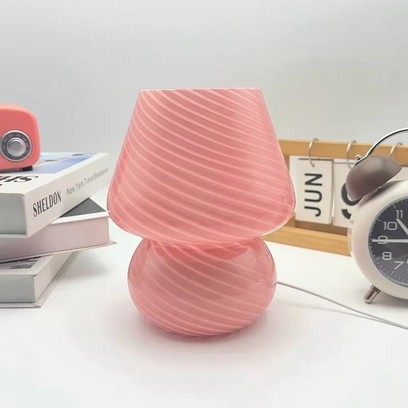 Lampe Champignon Verre
