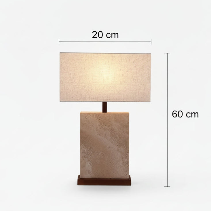 Lampe de Table Travertin