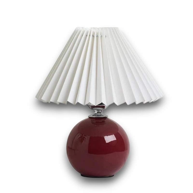 Lampe de Chevet Abat Jour Plissé — détail matière