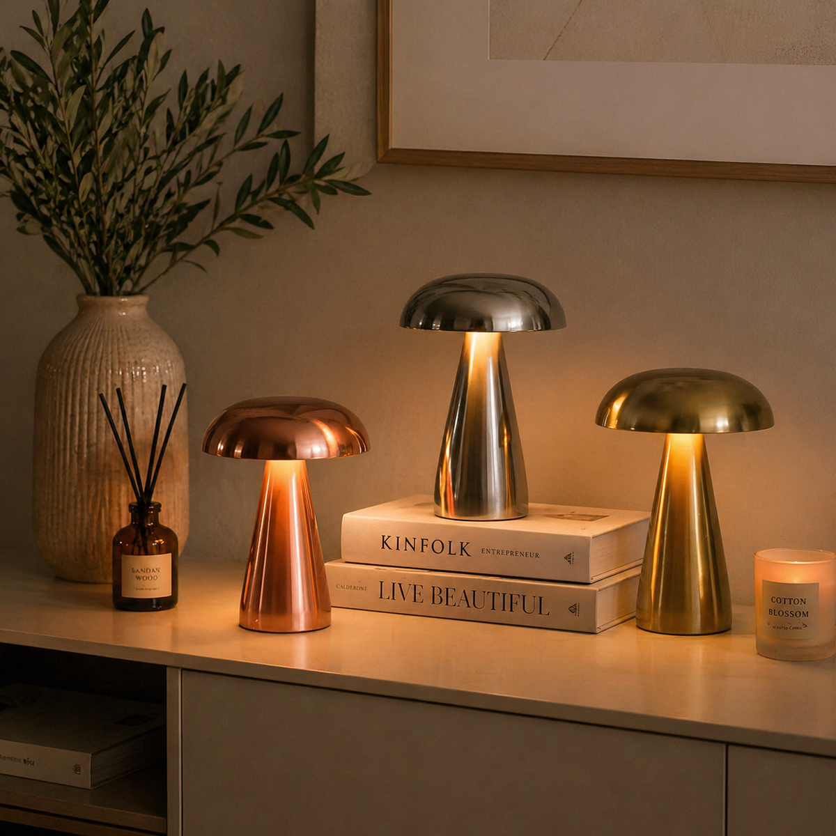 Lampe Champignon Rechargeable