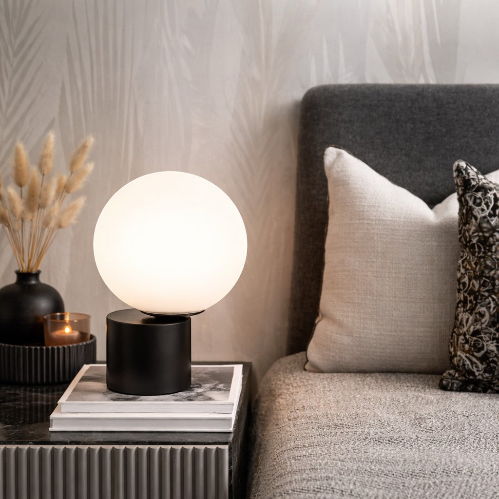 Lampe de Chevet Boule en Verre