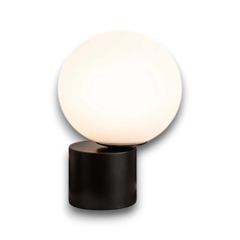 Lampe de Chevet Boule en Verre