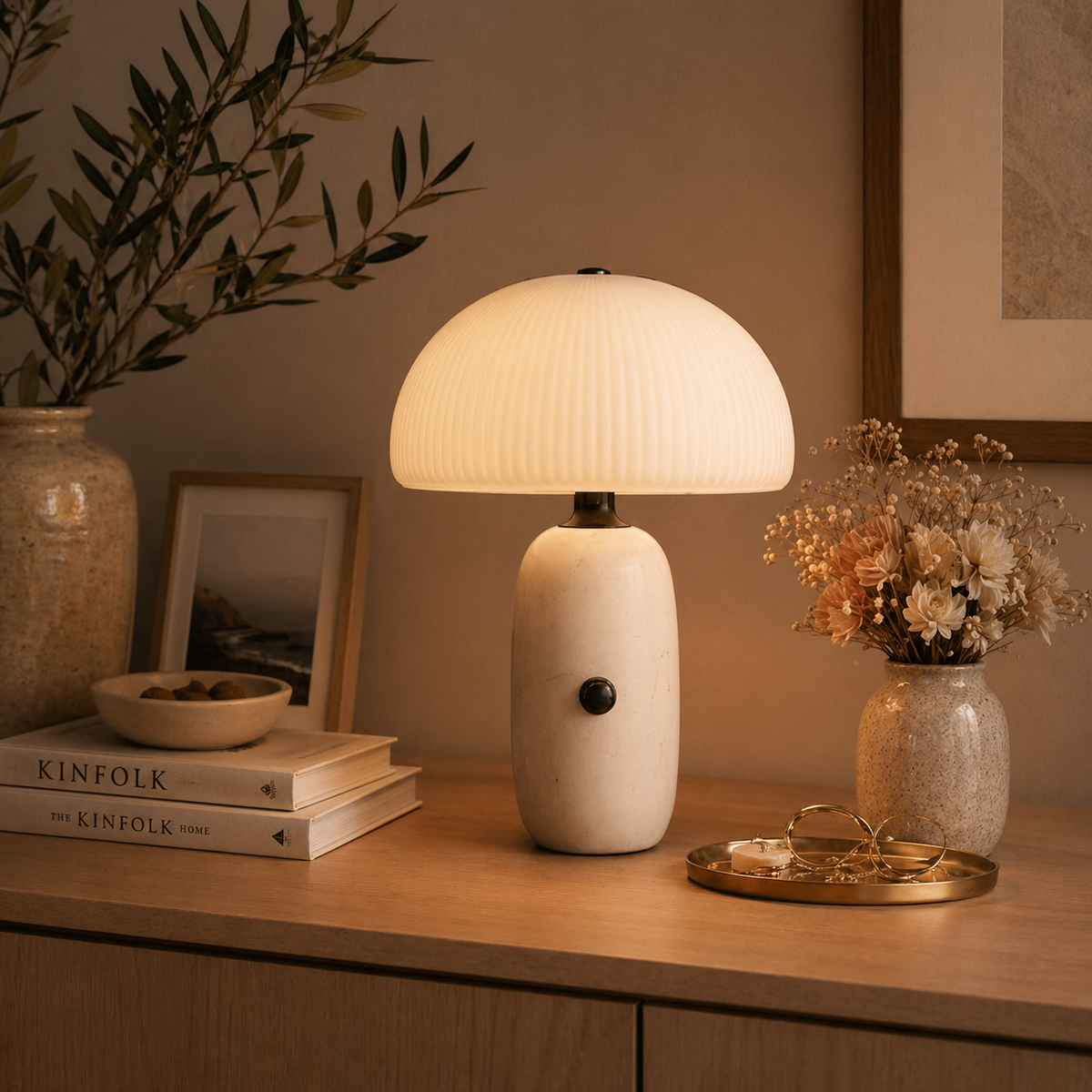 Lampe de Chevet en Marbre