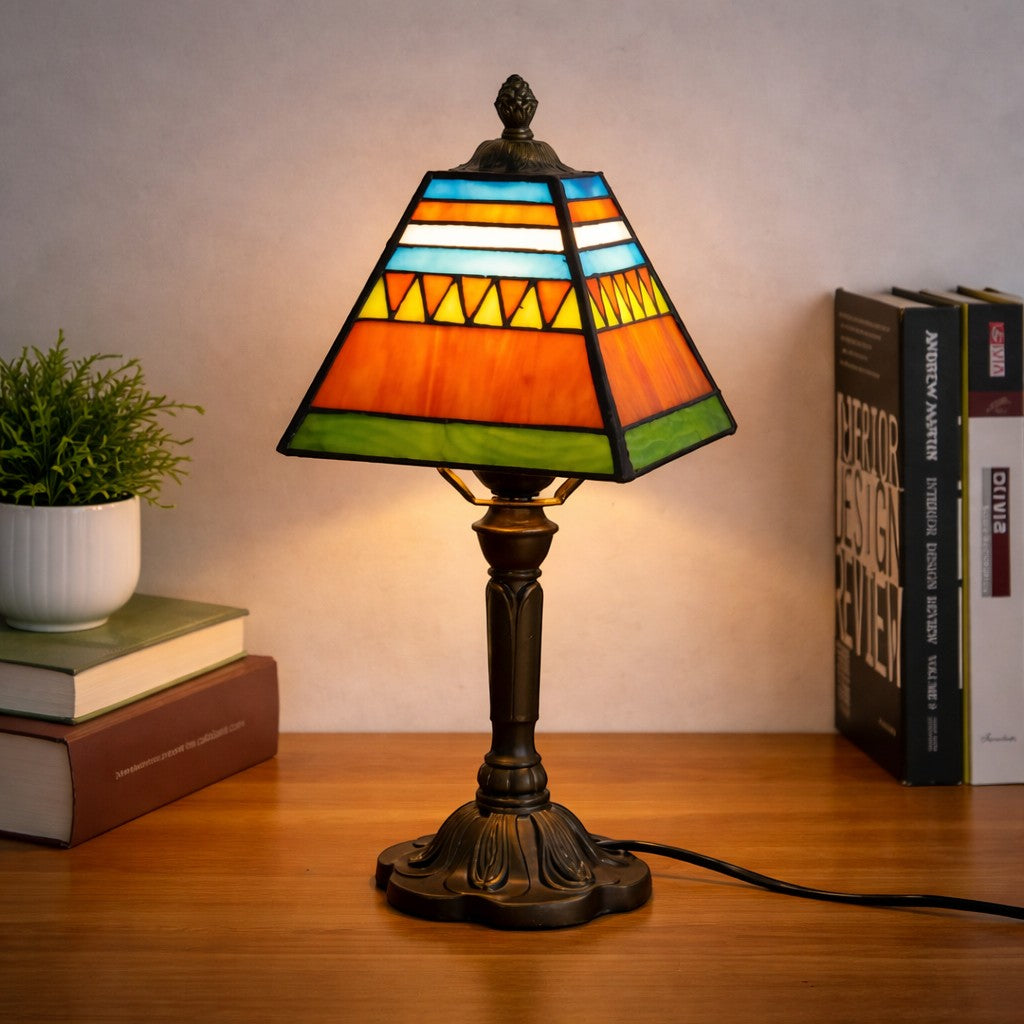 Lampe Tiffany Bleue