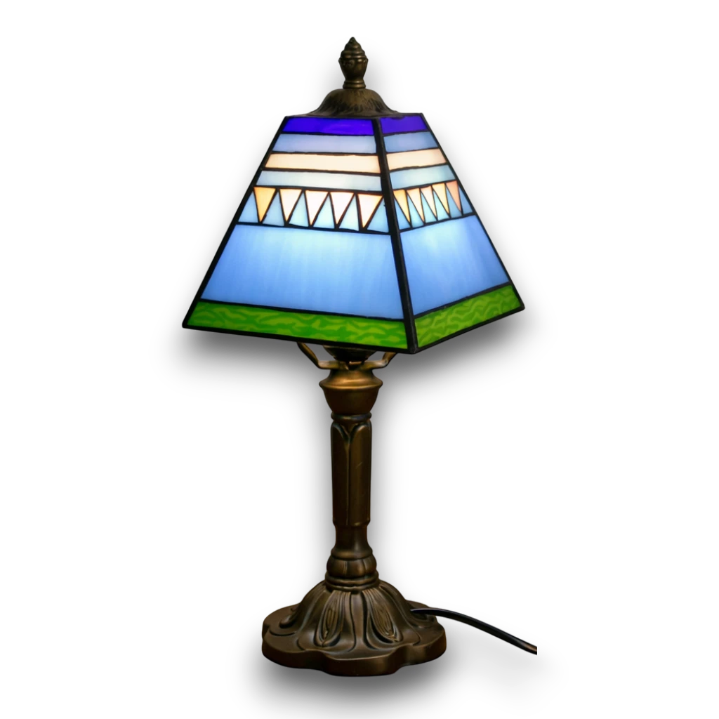 Lampe Tiffany Bleue