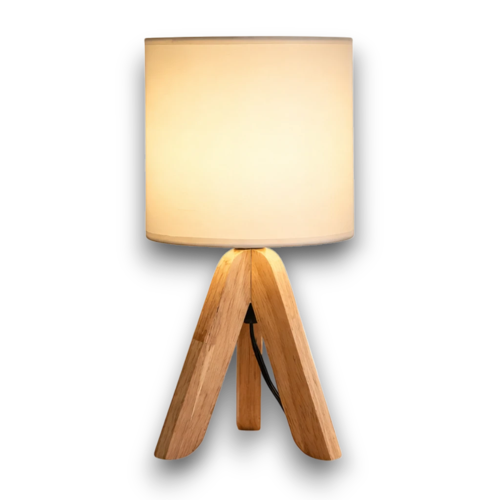 Lampe Trépied Bois