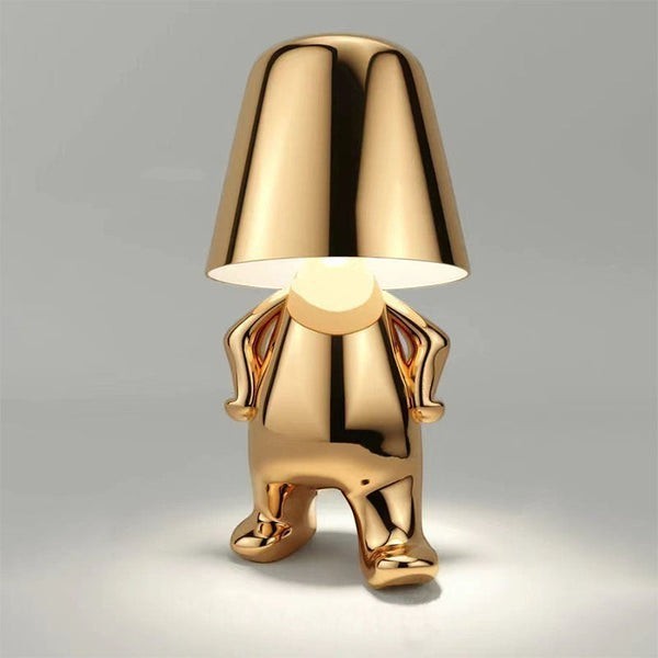 Lampe de Chevet Doré — ambiance
