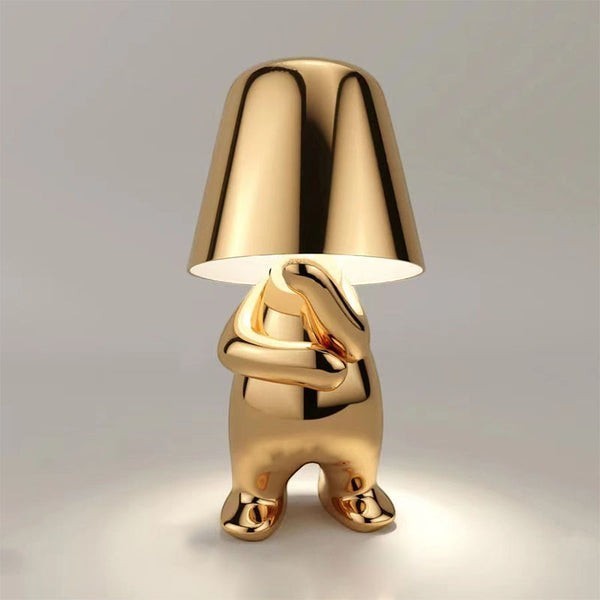 Lampe de Chevet Doré — fond blanc