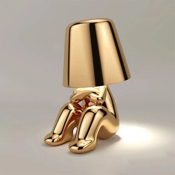 Lampe de Chevet Doré — détail design